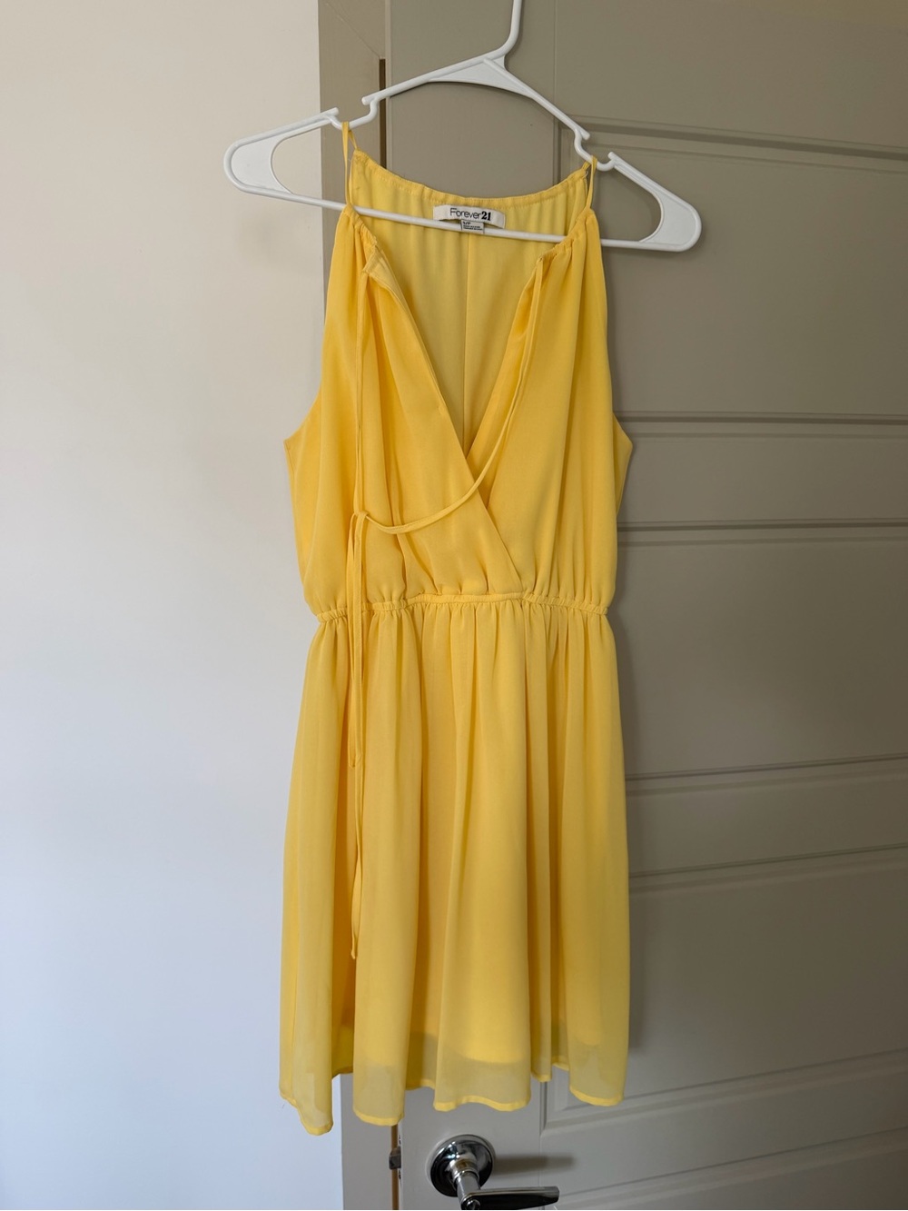 Yellow Sleeveless Sundress